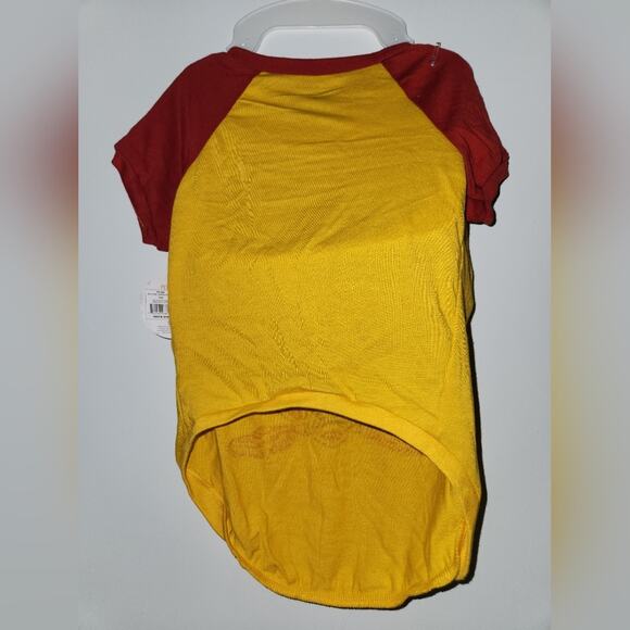 Harry Potter Gryffindor‎ Pet T Shirt Dog Cat Costume Apparel Red Gold Large - Picture 4 of 6